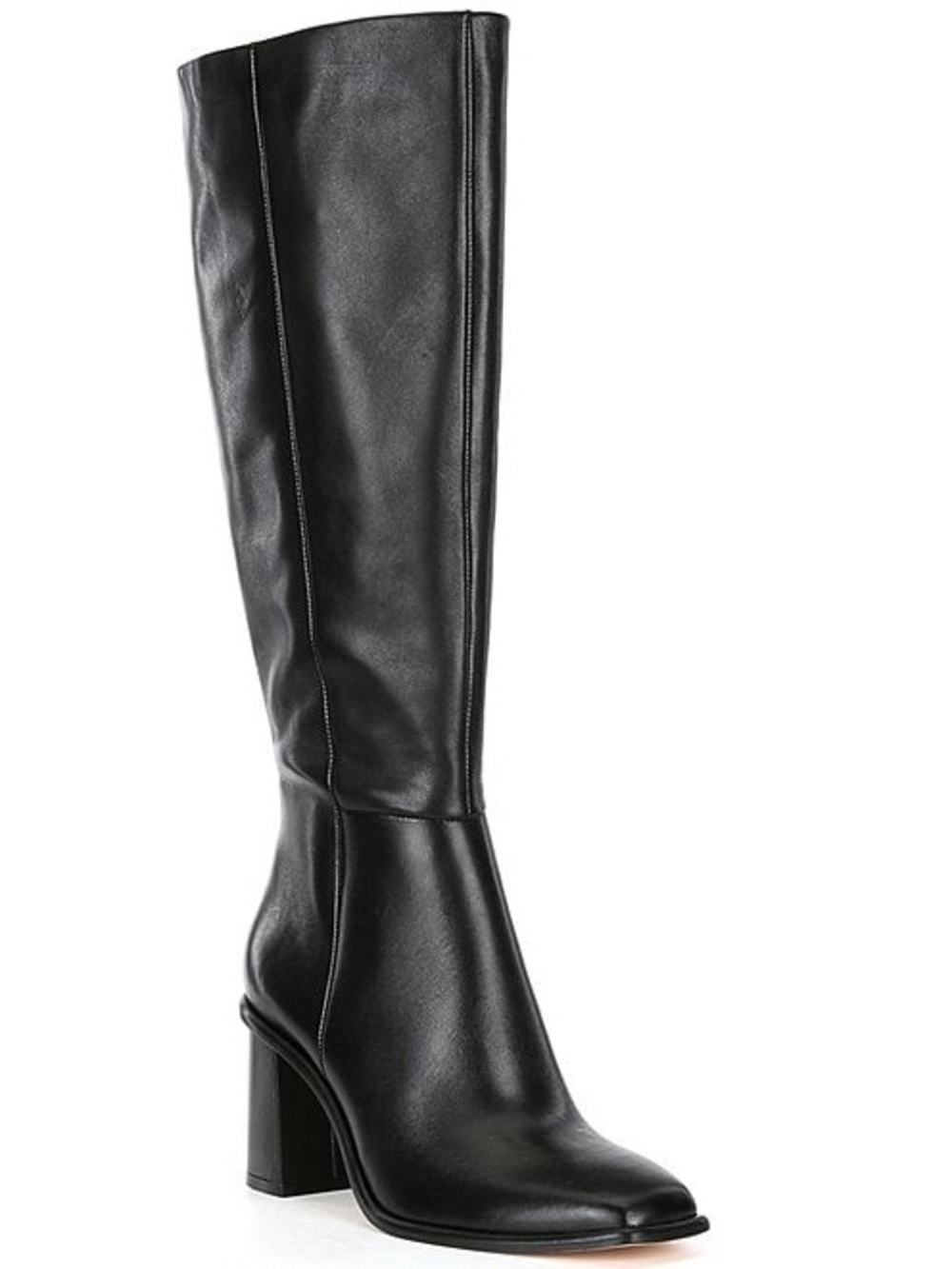 Antonio Melani Valerie Leather Tall Shaft Dress Boots New in Box size 7 Black